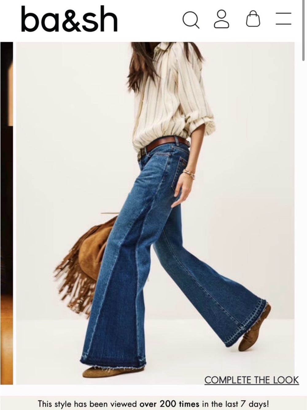 ba&sh flared jeans